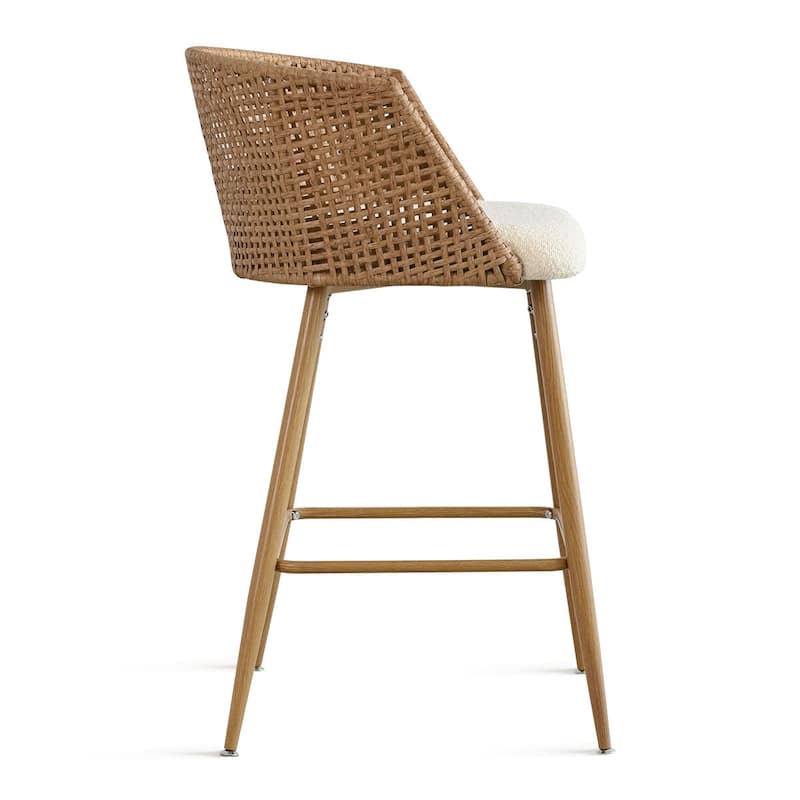 27" Stool with Arm (Set of 2)
