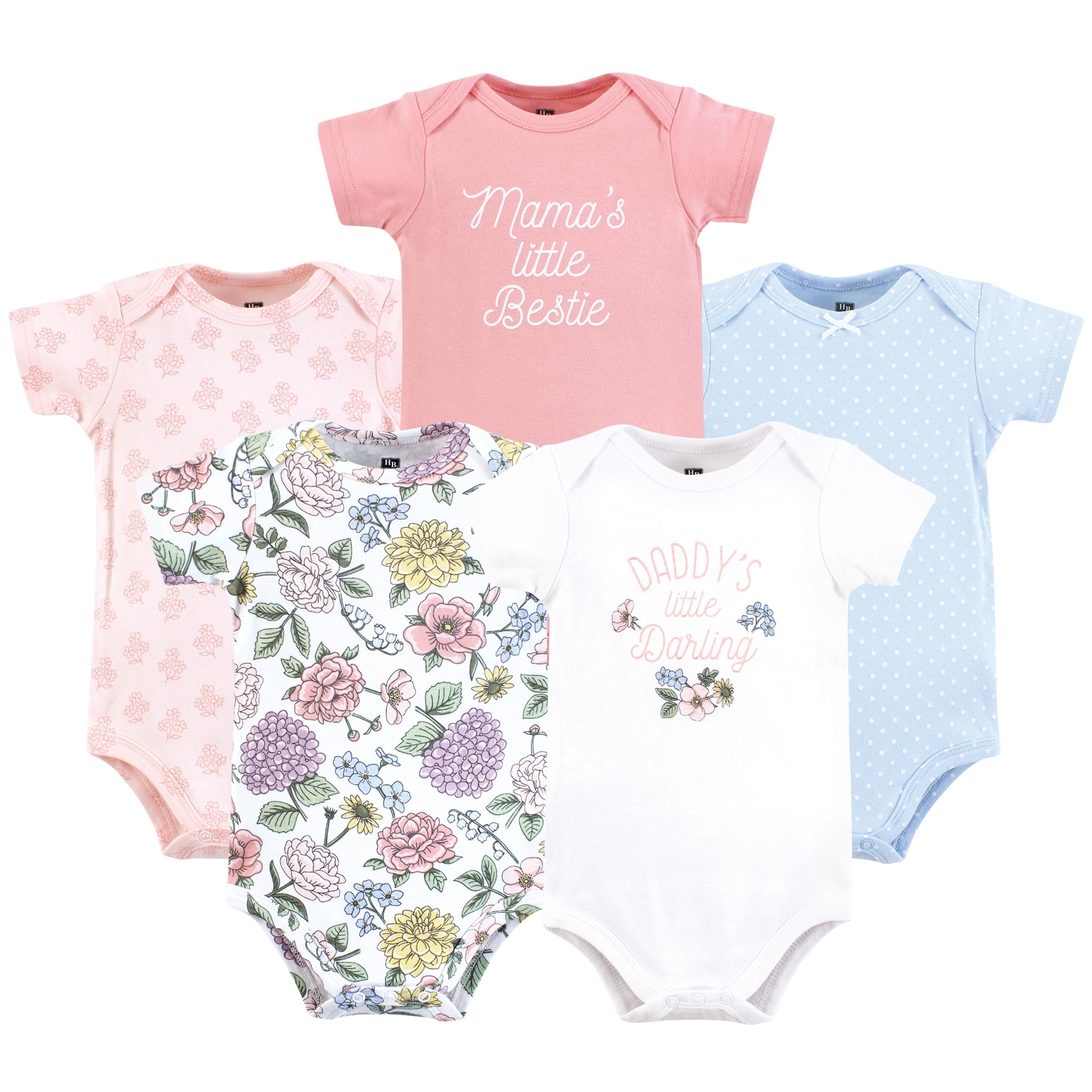 Hudson Baby Infant Boy Cotton Bodysuit, Shorts and Shoe 3pc