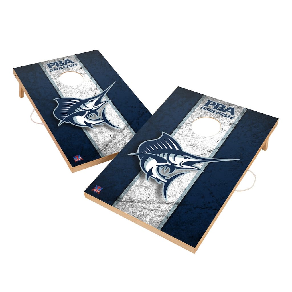 Vintage Palm Beach Atlantic Sailfish Regulation 2x4 Cornhole Set