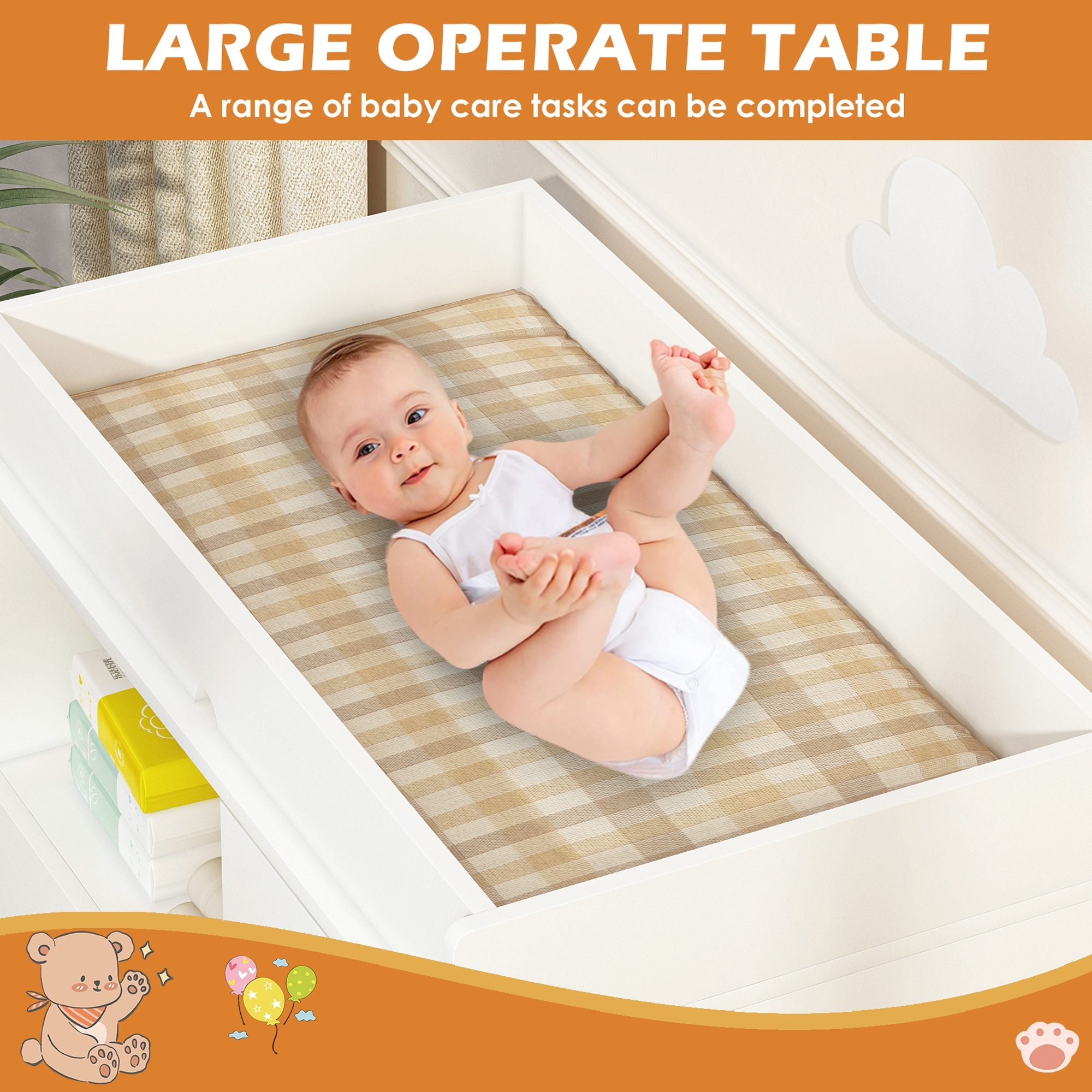 The range baby changing unit discount