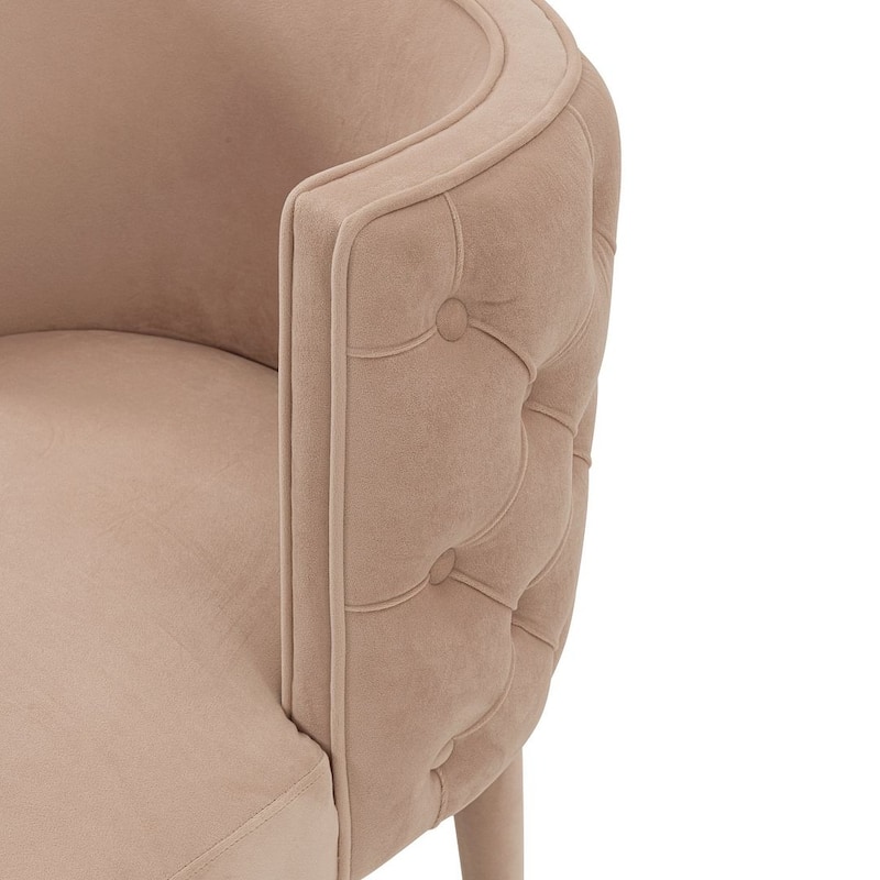 Manhattan Comfort Modern Maya Tufted Velvet Dining Chair