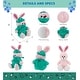 preview thumbnail 2 of 4, DolliBu Rose Gold Bunny Doctor Plush Toy with Scrub Uniform and Cap - 8 inches