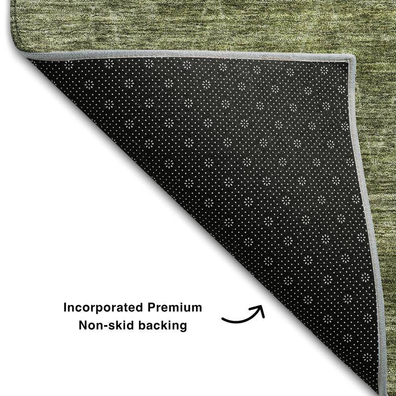 Premium Washable Super Soft Solid Trellis Mayfield Rug