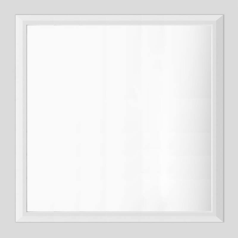 KIOTEE Full size Metal Bathroom Mirror with 5-Year Warranty