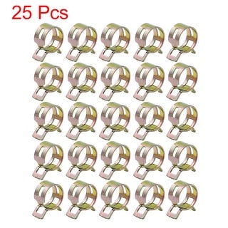 25pcs Car Fuel Line Spring Clips Water Pipe Air Tube Clamps Hose ...
