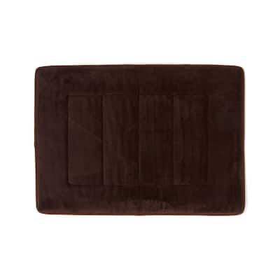 FABBRICA HOME Ultra-Soft Extra-Thick Memory Foam Bath Mat 17 in x 24 in