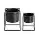 preview thumbnail 5 of 11, Kate and Laurel Fitch Metal Planter Set - 2 Piece
