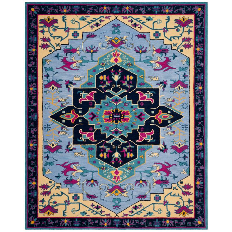 SAFAVIEH Handmade Bellagio Toma Modern Oriental Wool Rug