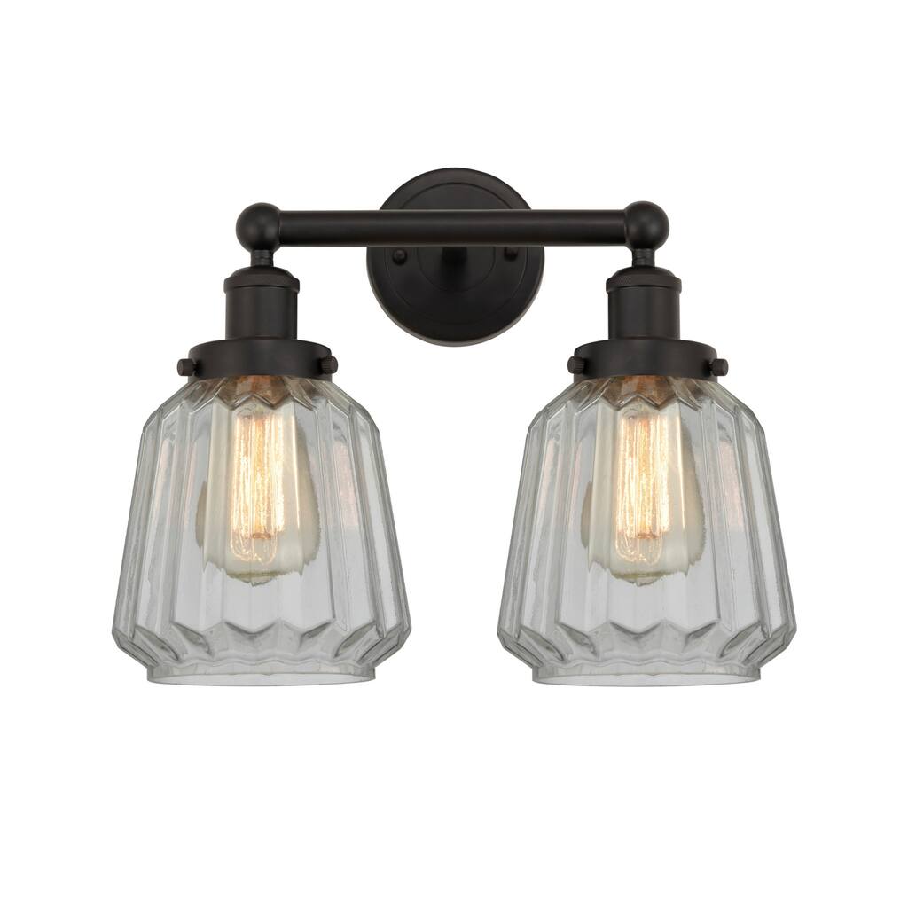 Innovations Lighting 616-2W-10-16 Chatham Vanity Chatham 2 Light 16"