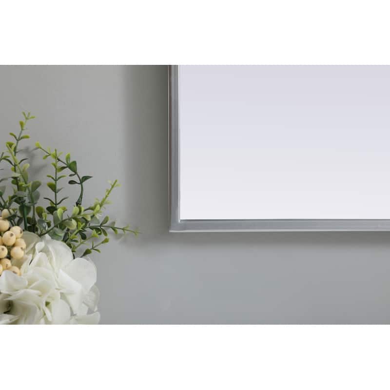 Indigo Home Metal Frame Arch Mirror 30x36 Inch