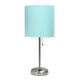 Option Brushed Steel/Aqua Shade