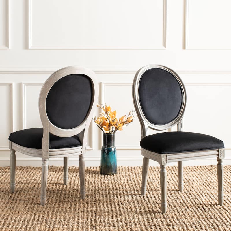SAFAVIEH Rona Parisian Oval Dining Chair (Set of 2) - 20Wx20Dx39H