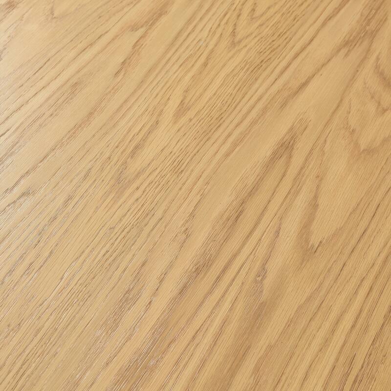 Solid Wood Round Dining Table Kitchen Table with Tabletop & Concave Cylinder Legs for Living/Dining Room Coffee Office