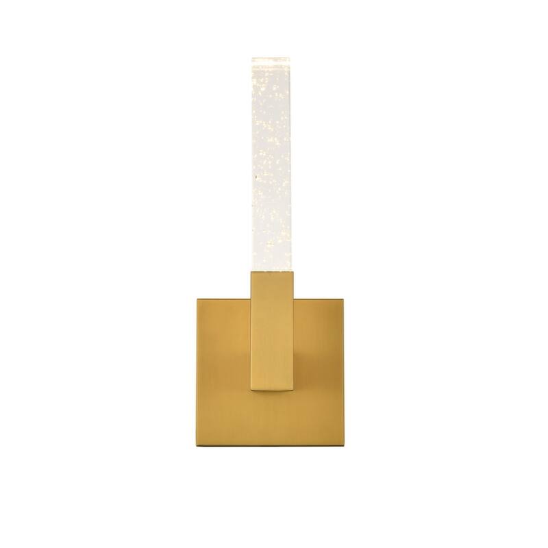 Elegant Lighting 1030W6 Noemi 15" Tall LED Wall Sconce - Satin Gold