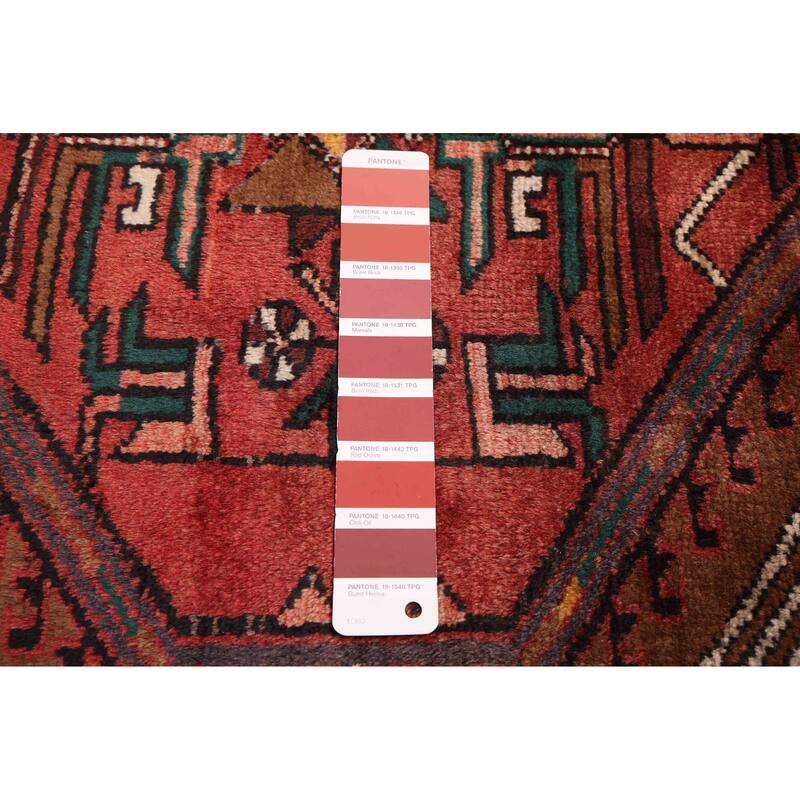 ECARPETGALLERY Hand-knotted Konya Anatolian Red Wool Rug - 3'7 x 10'0