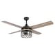 preview thumbnail 5 of 9, 52" Farmhouse 3-Light Wooden 4-Blade Ceiling Fan with Remote