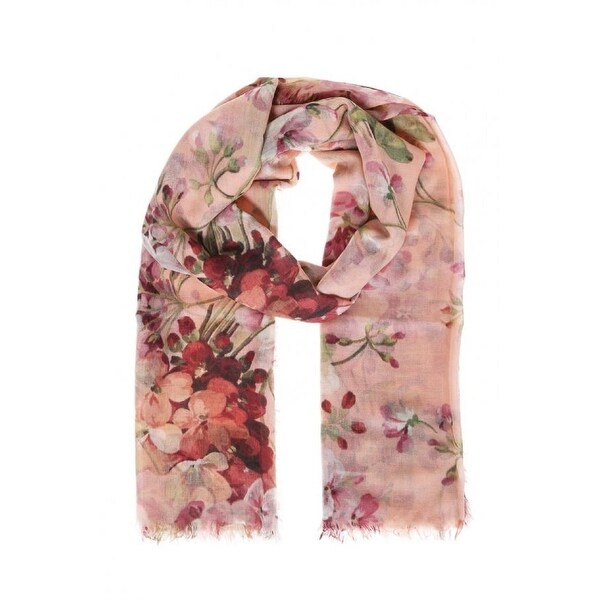 floral cashmere scarf