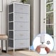 preview thumbnail 41 of 100, Home Bedroom Furniture 5-drawer Chest Vertical Storage Tower - Fabric Dresser