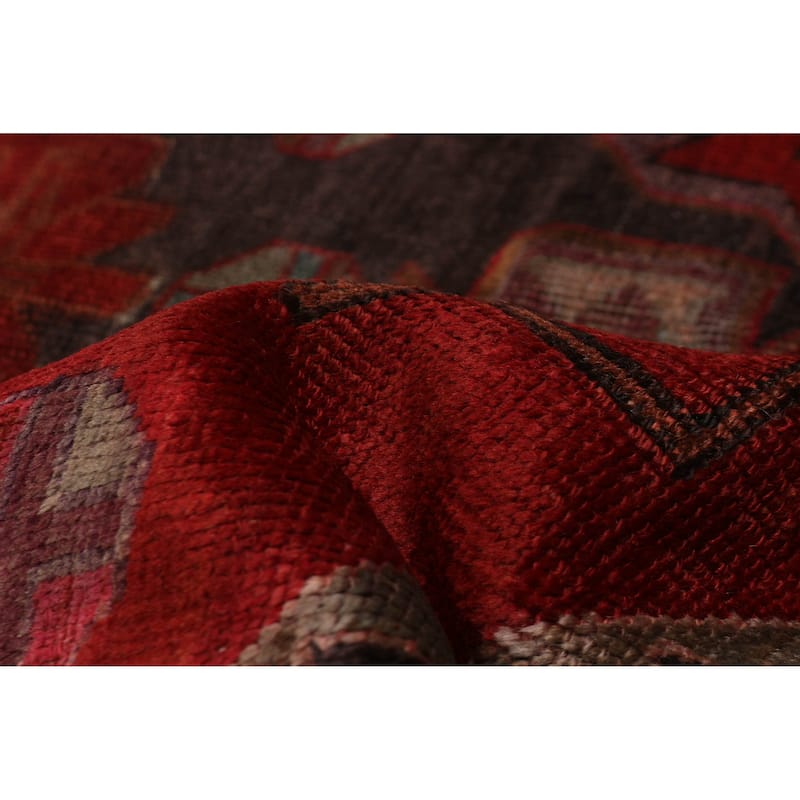 ECARPETGALLERY Hand-knotted Anatolian Vintage Red Wool Rug - 4'5 x 8'5