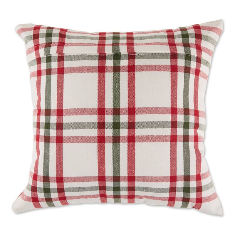 Christmas Plaid Pillow Cover 18x18 (Set of 4)