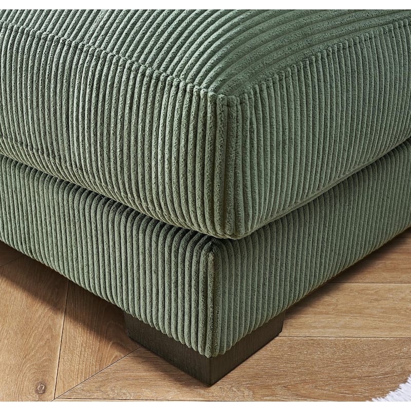 Corduroy Upholstered Chaise Lounge Living Room Chair