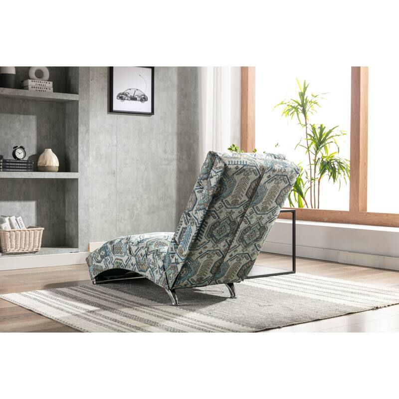 Linen Long Chaise Lounge Massage Recliner