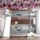 preview thumbnail 1 of 7, Twin Over Twin Bunk Bed With Convertible Slide and Ladder for Bedroom Grey