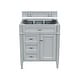 preview thumbnail 4 of 32, James Martin Vanities Brittany 30" Single Vanity, Urban Gray Urban Gray Cabinet Base Only - No Top