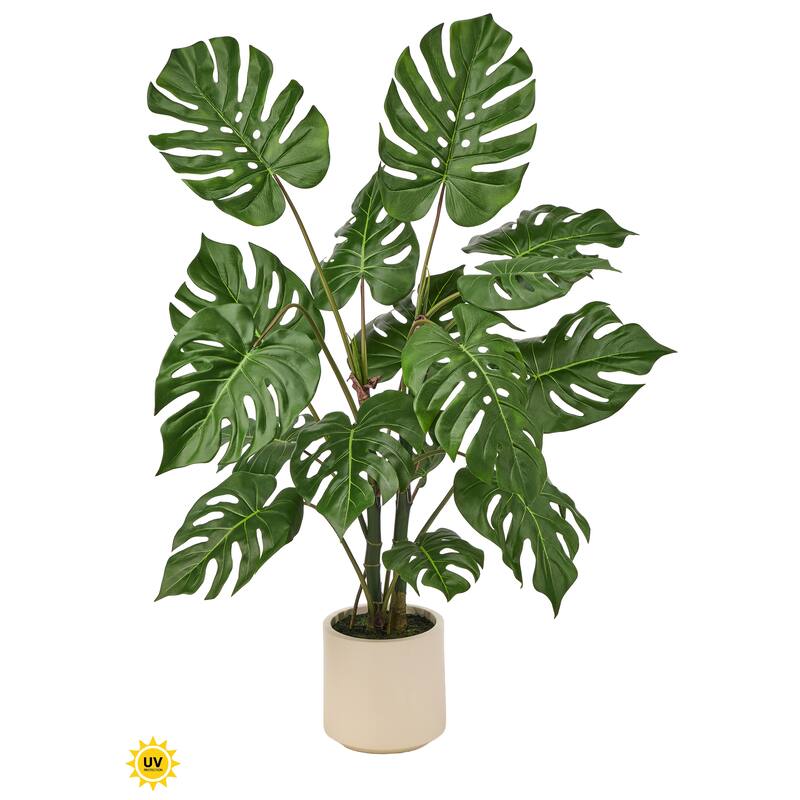 4' UV Potted Monstera Plant