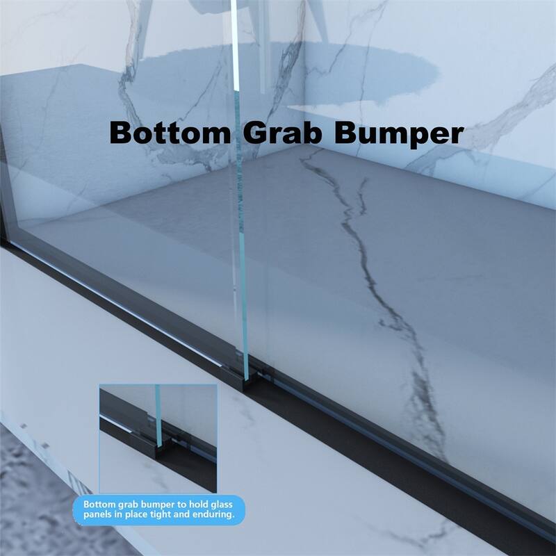 56-60"x70" Double Sliding Shower Door,Bypass Bathroom Sliding Door