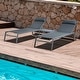 preview thumbnail 16 of 21, Kozyard Wilson Adjustable Wrought Iron Frame Seat Chaise Lounge Chair (2 Pack)