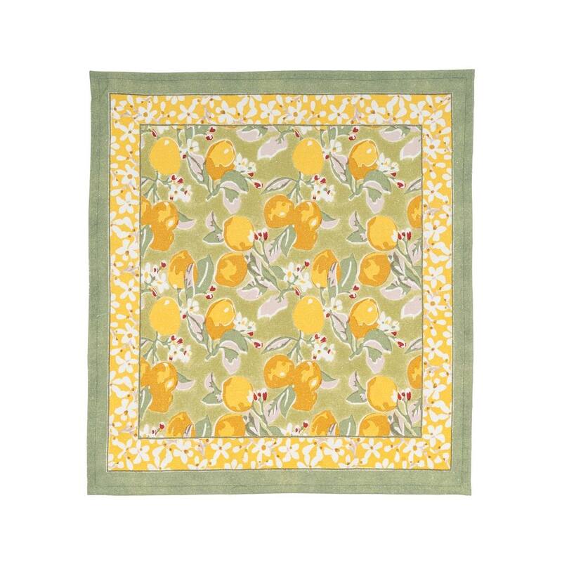 Couleur Nature Citron Napkins - Set of 6 - 19" x 19" - 19 x 19