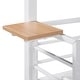 preview thumbnail 5 of 6, Twin Over Twin Metal Bunk Bed with Slide - Playful House Design, Sturdy Frame, White