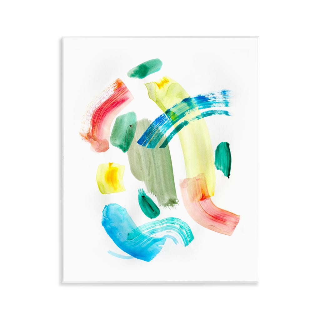 Stupell Curved Retro Abstraction Wall Plaque Art Design By Gemma Bardot