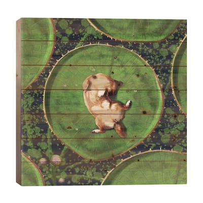 Afternoon Siesta Print On Wood by Paula Belle Flores - Multi-Color