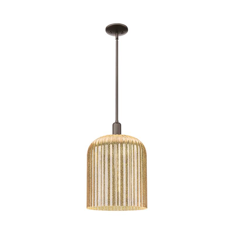 Innovations Lighting Downtown Urban - Bridal Veil - 1 Light 12" Stem Hung Mini Pendant