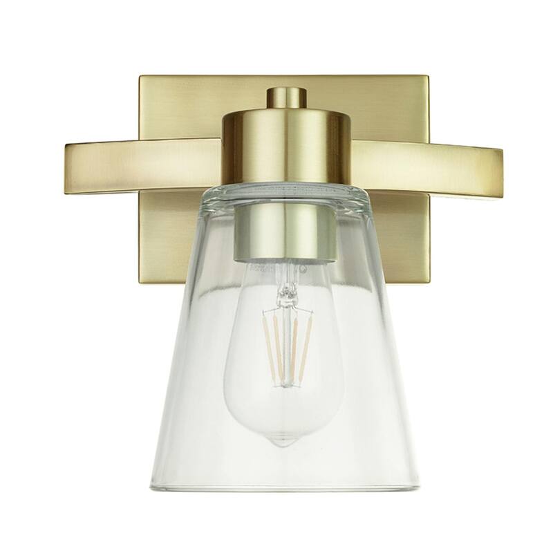 Prominence Home Fairendale Traditional Farmhouse Bathroom Vanity Light, Soft Gold - Soft Gold