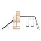 preview thumbnail 5 of 16, vidaXL Swing Set Outdoor Backyard Wooden Playground Equipment for Kids Age 3-8