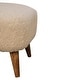 preview thumbnail 6 of 7, Boucle Cream Square Footstool