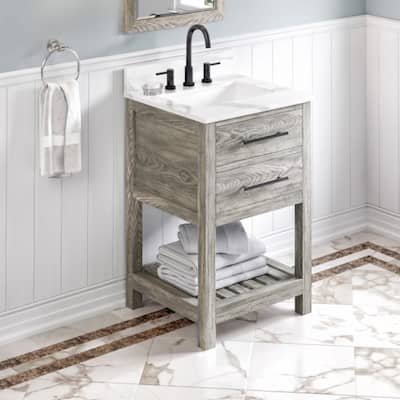 Jeffrey Alexander VKITWAV24R-QUARTZ Wavecrest II 24" Free Standing
