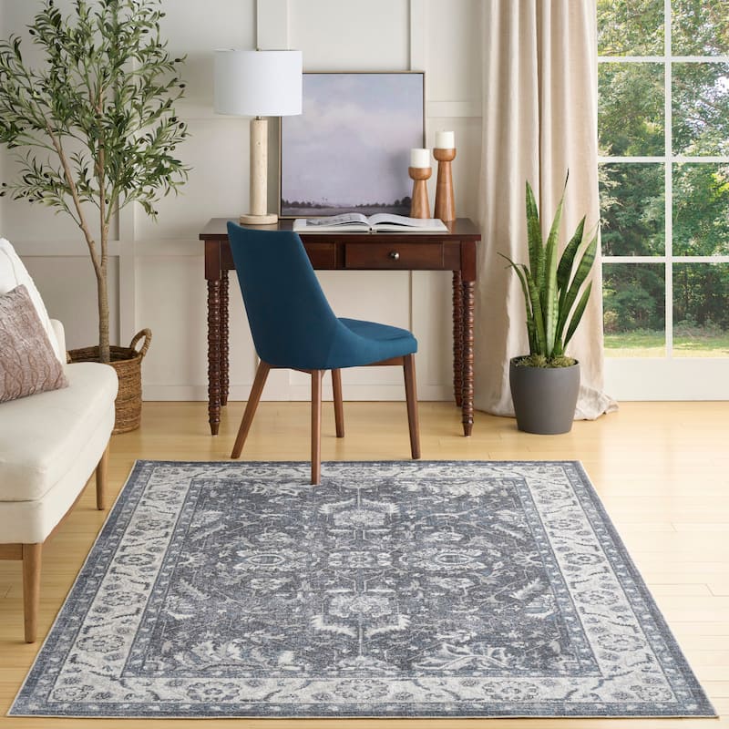 Nourison Astra Machine Washable Indoor only Persian Area Rug