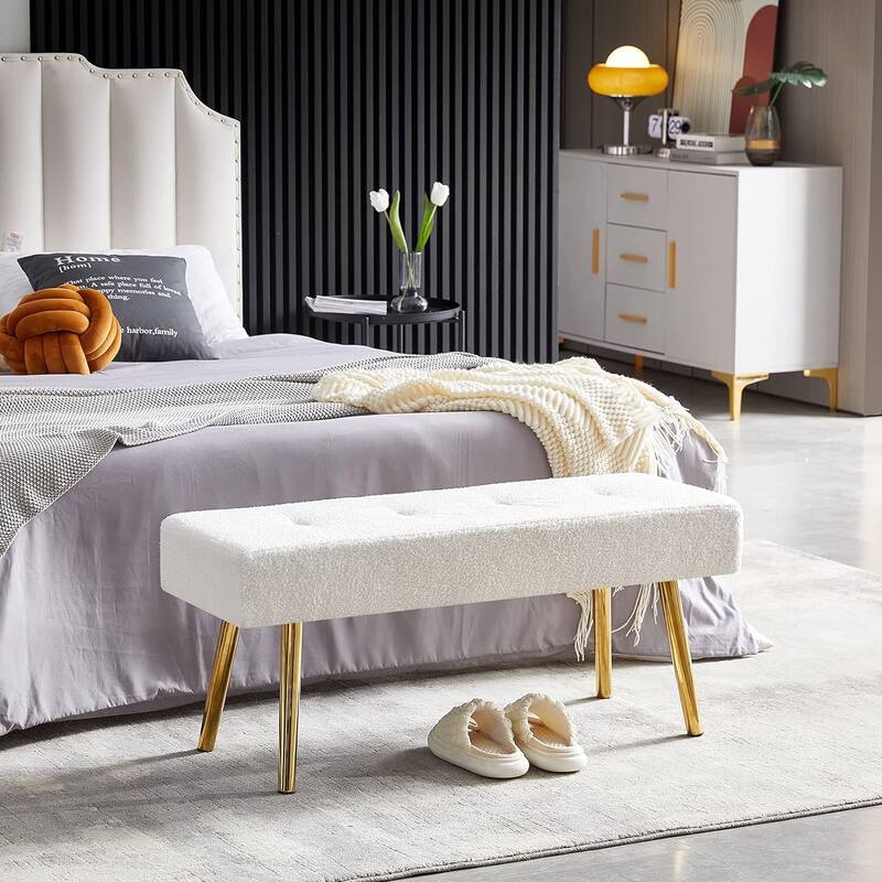 Howtai Upholstered Bench for bedroom, entryway, dining room