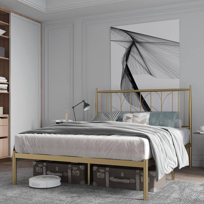 Wheat ear iron bed