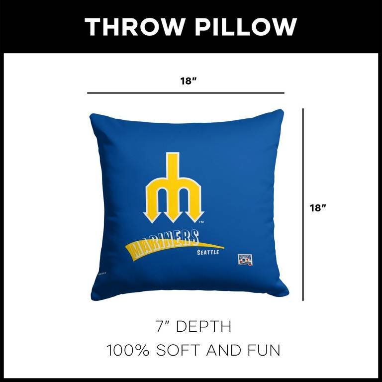 MLB CC Throwback 18 Inch Throw Pillow