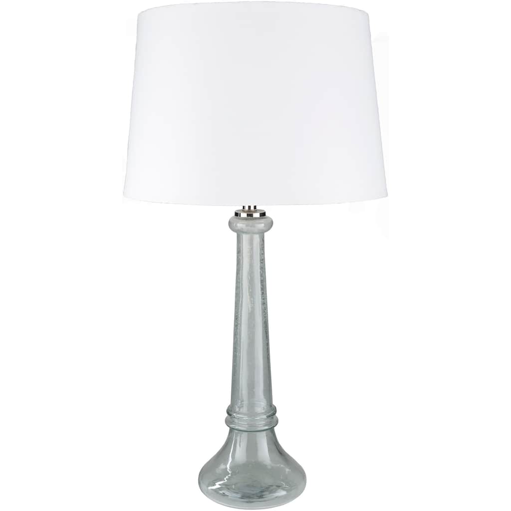Rosalija Translucent Grey Glass Table Lamp
