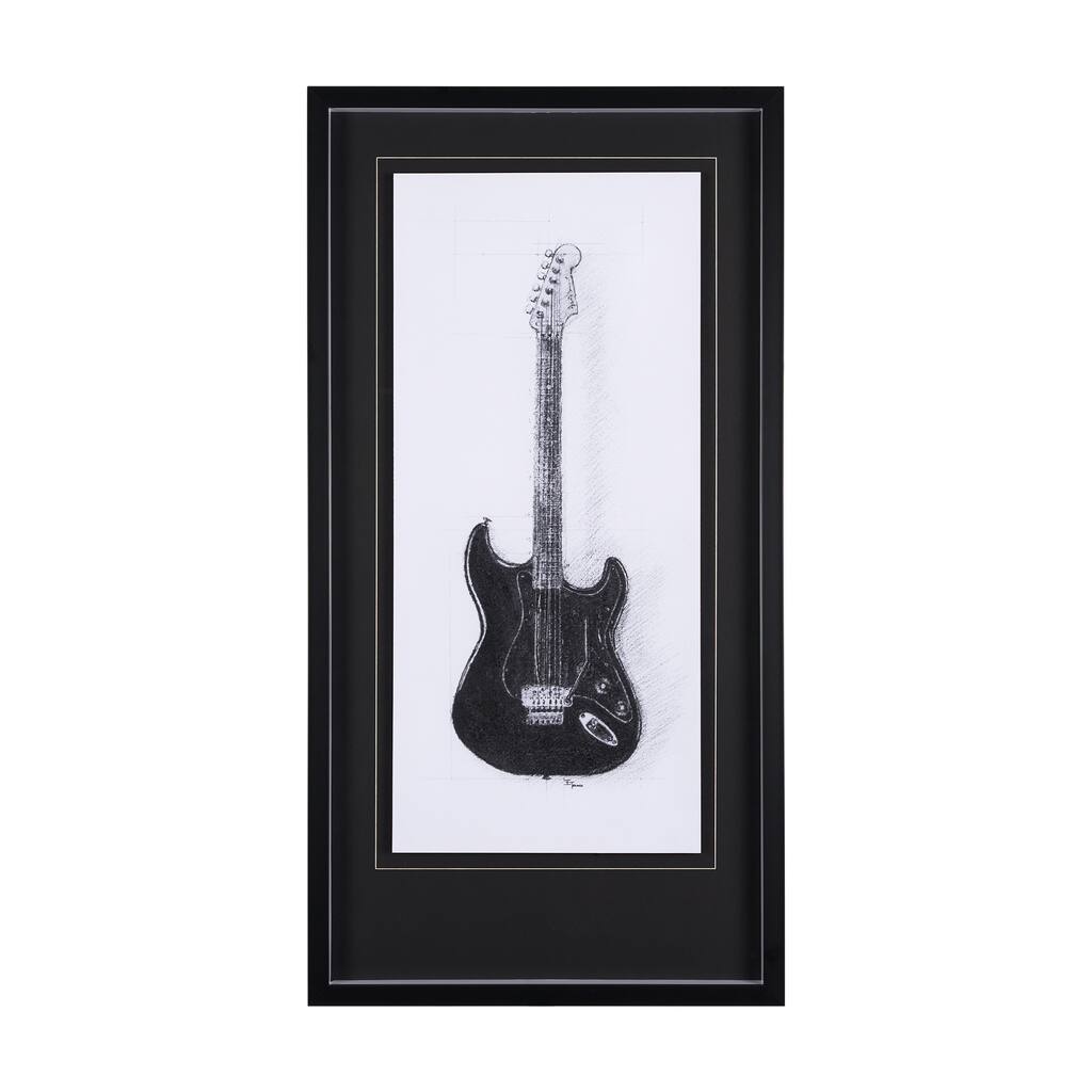 Guitar I Framed Art Print