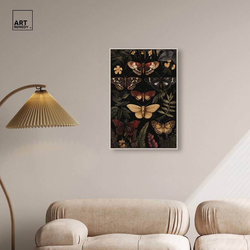 Winged Visitors III Canvas by Art Remedy