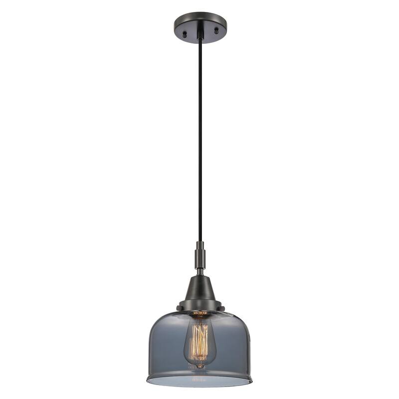 Innovations Lighting 447-1P-G73 Bell 8" Wide Mini Pendant with Light