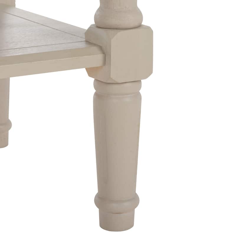 SAFAVIEH Camilla Grey 2-Drawer Console Table - 35.8" x 13.8" x 29.5" - 36"W x 14"D x 30"H