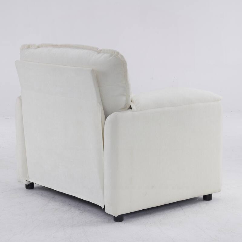 Comfortable Plush Armchair for Relaxation and Reading
